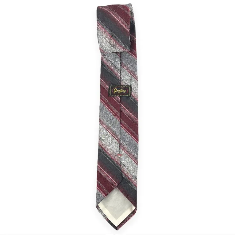 Jack Lang Red Grey White Tie EUC
